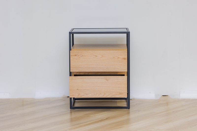 finley king package - king bed + 2 nightstands + dresser mirror