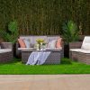 castelle 7 seater outdoor sofa + coffee table