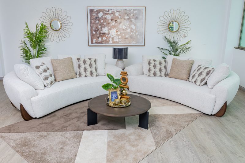 alinah 8 seater fabric sofa (3+3+1+1)