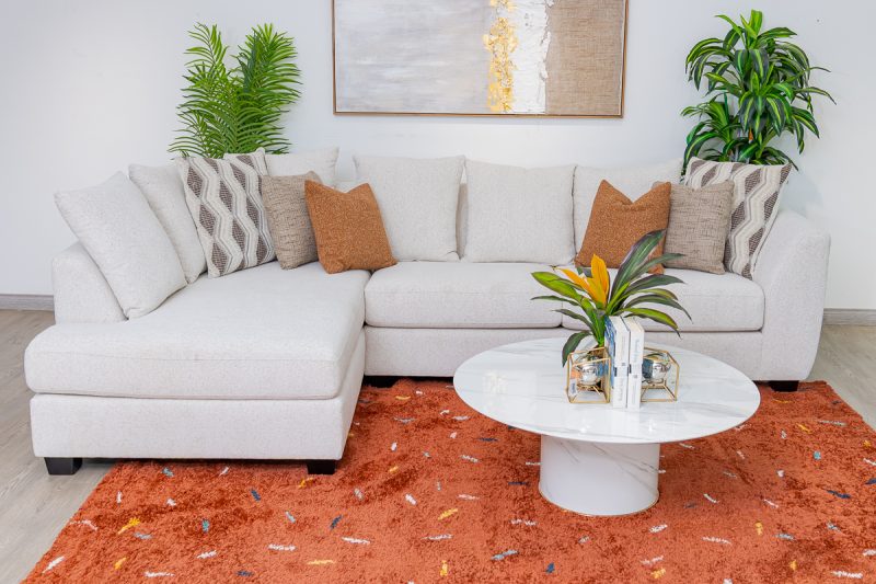 ciello fabric corner sofa