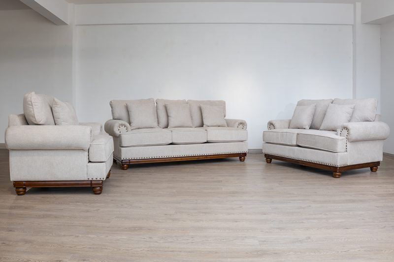 lionel 7 seater fabric sofa (3+2+1+1)