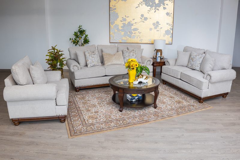 lionel 7 seater fabric sofa (3+2+1+1)