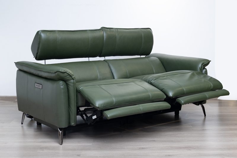 croft 7 seater electric leather recliner (3+2+1+1)