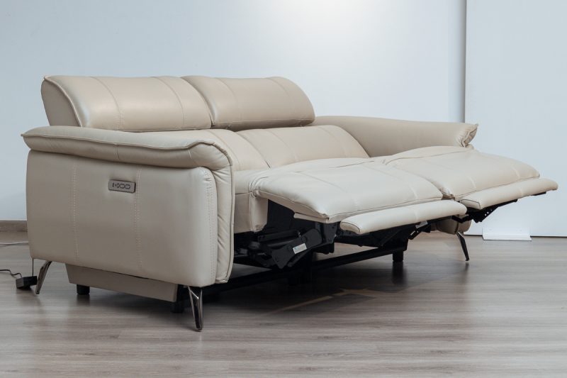 croft 7 seater electric leather recliner (3+2+1+1)