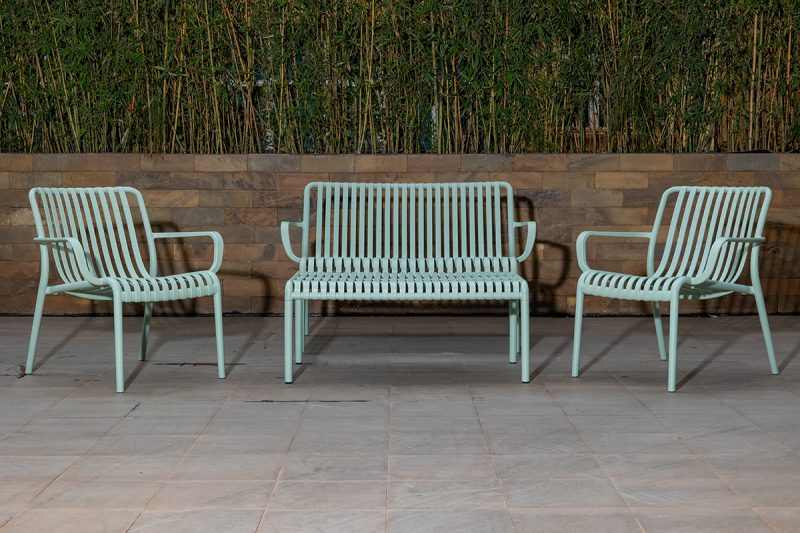 richard 4 seater outdoor sofa (2+1+1) + coffee table