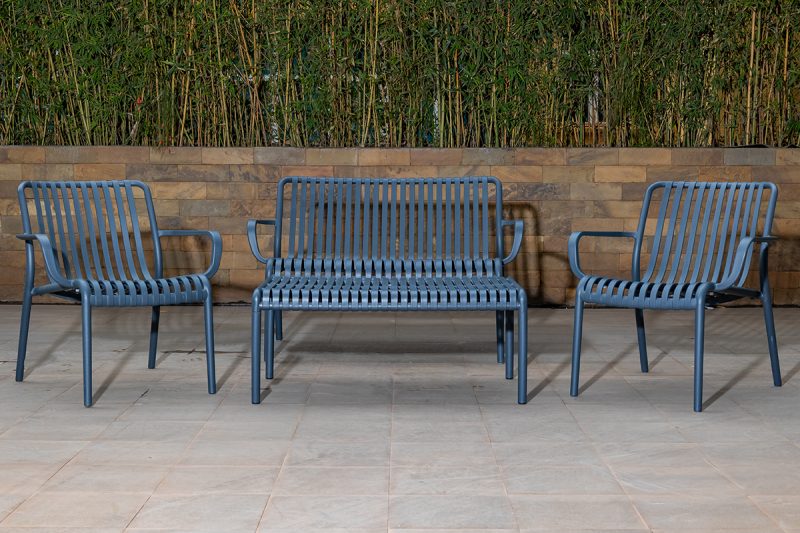 richard 4 seater outdoor sofa (2+1+1) + coffee table