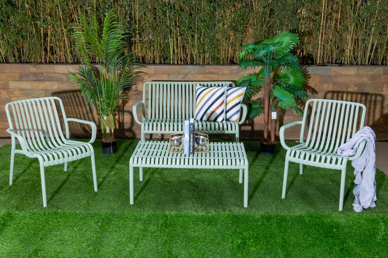 richard 4 seater outdoor sofa (2+1+1) + coffee table