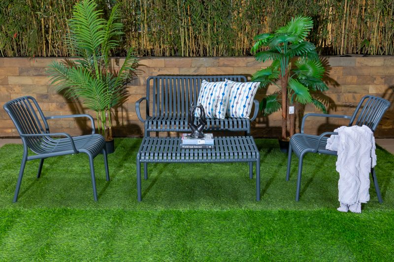 richard 4 seater outdoor sofa (2+1+1) + coffee table