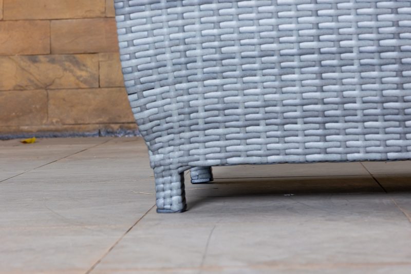 chalet 5 seater outdoor sofa (3+1+1) + coffee table