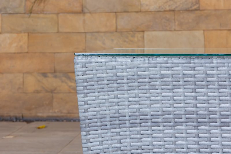 chalet 5 seater outdoor sofa (3+1+1) + coffee table