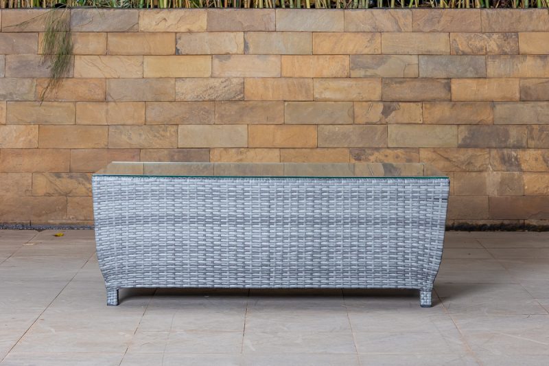 chalet 5 seater outdoor sofa (3+1+1) + coffee table