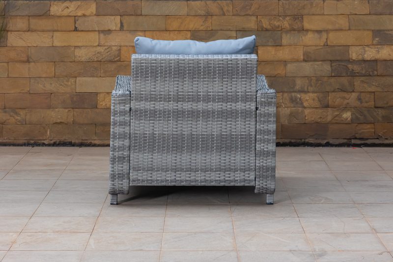 chalet 5 seater outdoor sofa (3+1+1) + coffee table