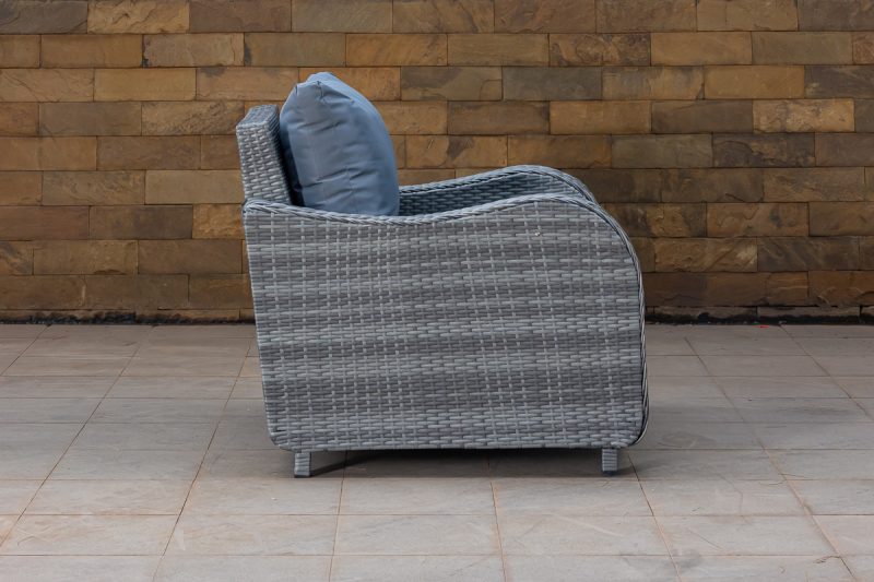 chalet 5 seater outdoor sofa (3+1+1) + coffee table