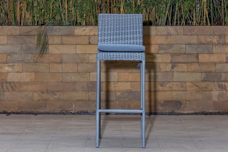 paris 4 seater outdoor bar table + 4 coral chairs