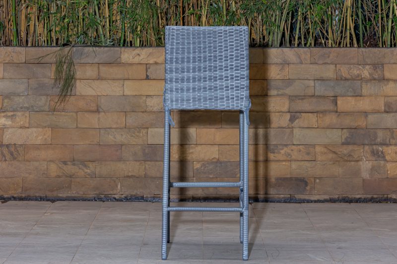 paris 4 seater outdoor bar table + 4 coral chairs