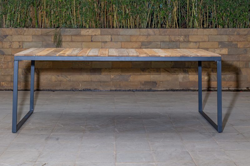 trex outdoor dining table + 6 chairs