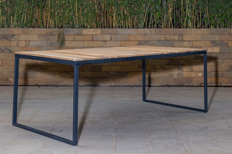 trex outdoor dining table + 6 chairs