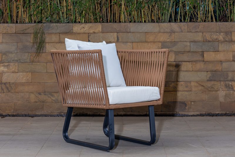 PEBBLE 5 Seater Outdoor Sofa (3+1+1) + Coffee Table 26 pebble 5 seater outdoor sofa (3+1+1) + coffee table