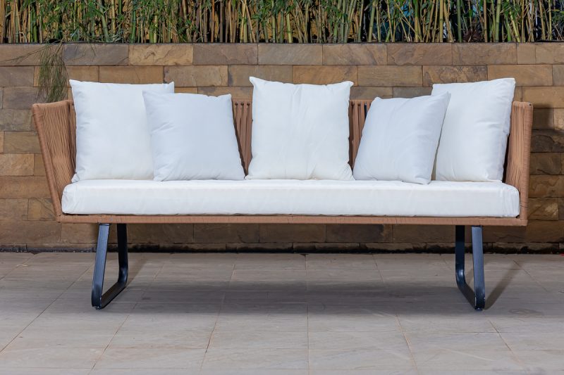PEBBLE 5 Seater Outdoor Sofa (3+1+1) + Coffee Table 21 pebble 5 seater outdoor sofa (3+1+1) + coffee table