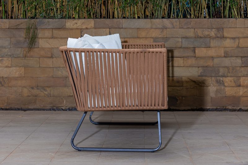 PEBBLE 5 Seater Outdoor Sofa (3+1+1) + Coffee Table 28 pebble 5 seater outdoor sofa (3+1+1) + coffee table