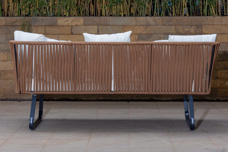 PEBBLE 5 Seater Outdoor Sofa (3+1+1) + Coffee Table 23 pebble 5 seater outdoor sofa (3+1+1) + coffee table