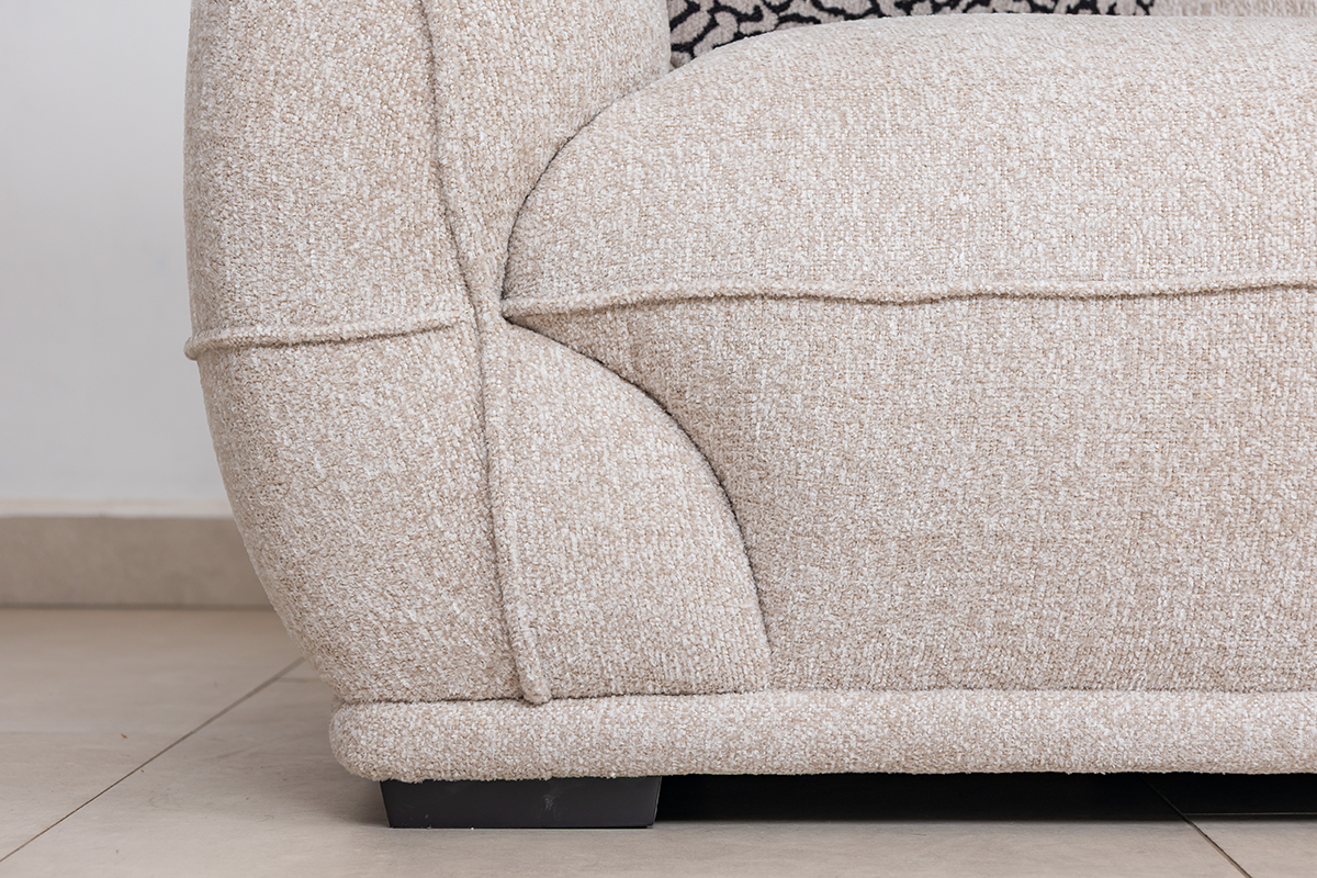 zed 7 seater fabric sofa (3+2+1+1)