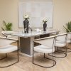 oslo dining table + 8 almeria chairs