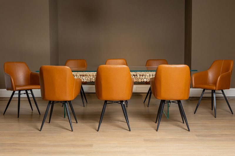 DETROIT Dining Table + 8 BELFAST Dining Chairs 12 detroit dining table + 8 belfast dining chairs