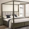 calista king bed + 2 nightstands