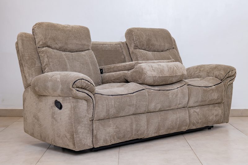 CANNES 7 Seater Fabric Recliner Sofa (3+2+1+1) 43 cannes 7 seater fabric recliner sofa (3+2+1+1)