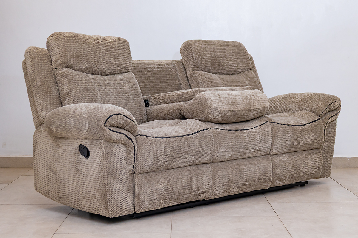 CANNES 7 Seater Fabric Recliner Sofa (3+2+1+1) 15 cannes 7 seater fabric recliner sofa (3+2+1+1)