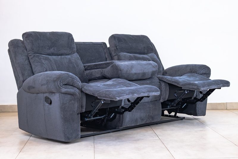 cannes 7 seater fabric recliner sofa (3+2+1+1)