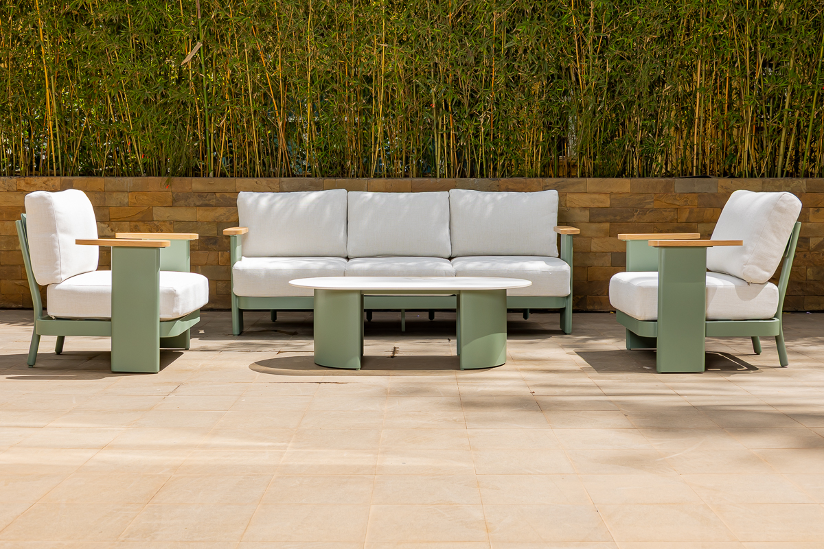 VENEZIA 5-Seater Outdoor Sofa (3+1+1) + Coffee Table - Image 2