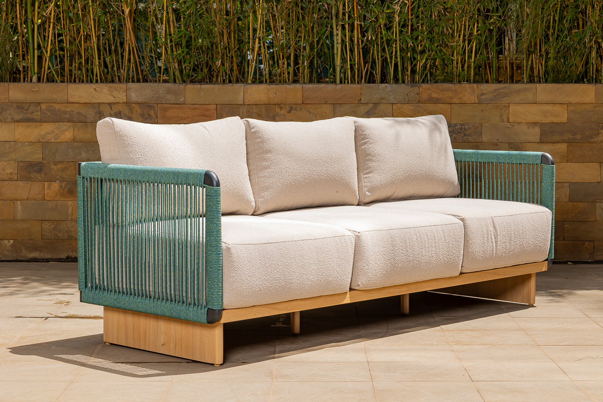 DAY 5-Seater Outdoor Sofa (3+1+1) + Ottoman - Image 4
