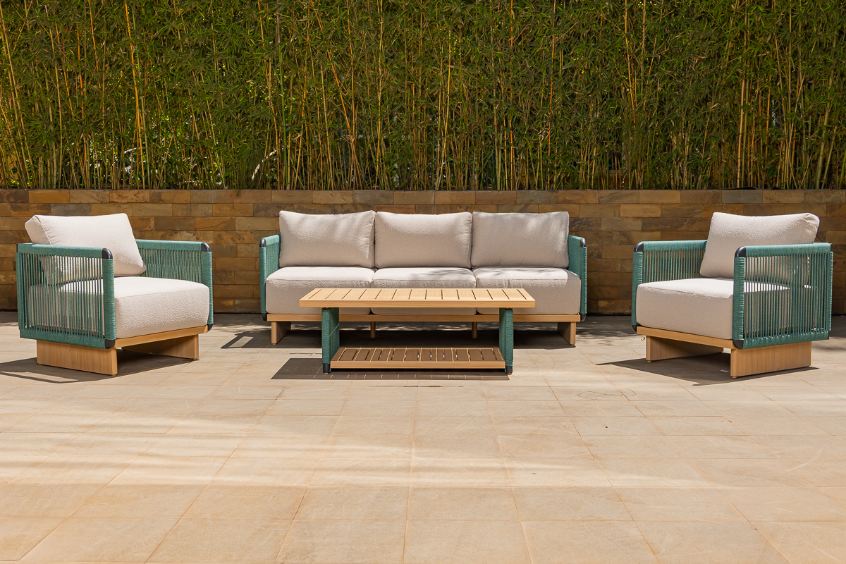 DAY 5-Seater Outdoor Sofa (3+1+1) + Ottoman - Image 2