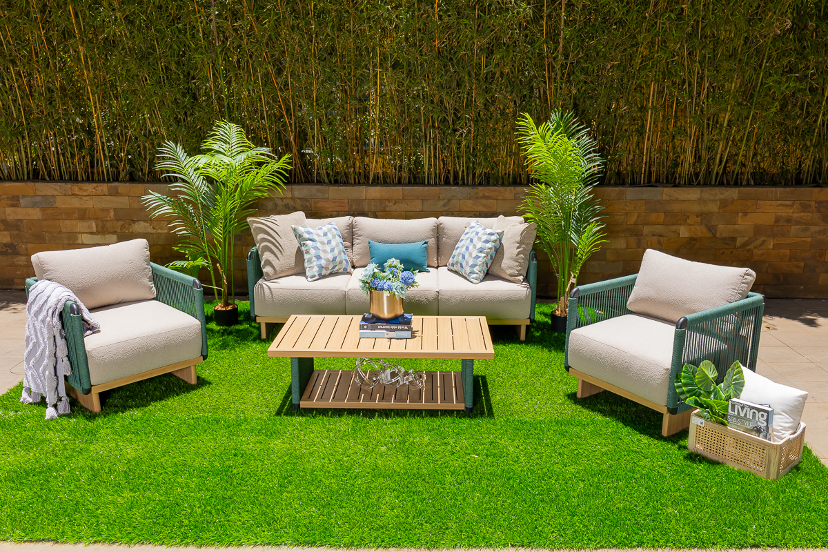 DAY 5-Seater Outdoor Sofa (3+1+1) + Ottoman