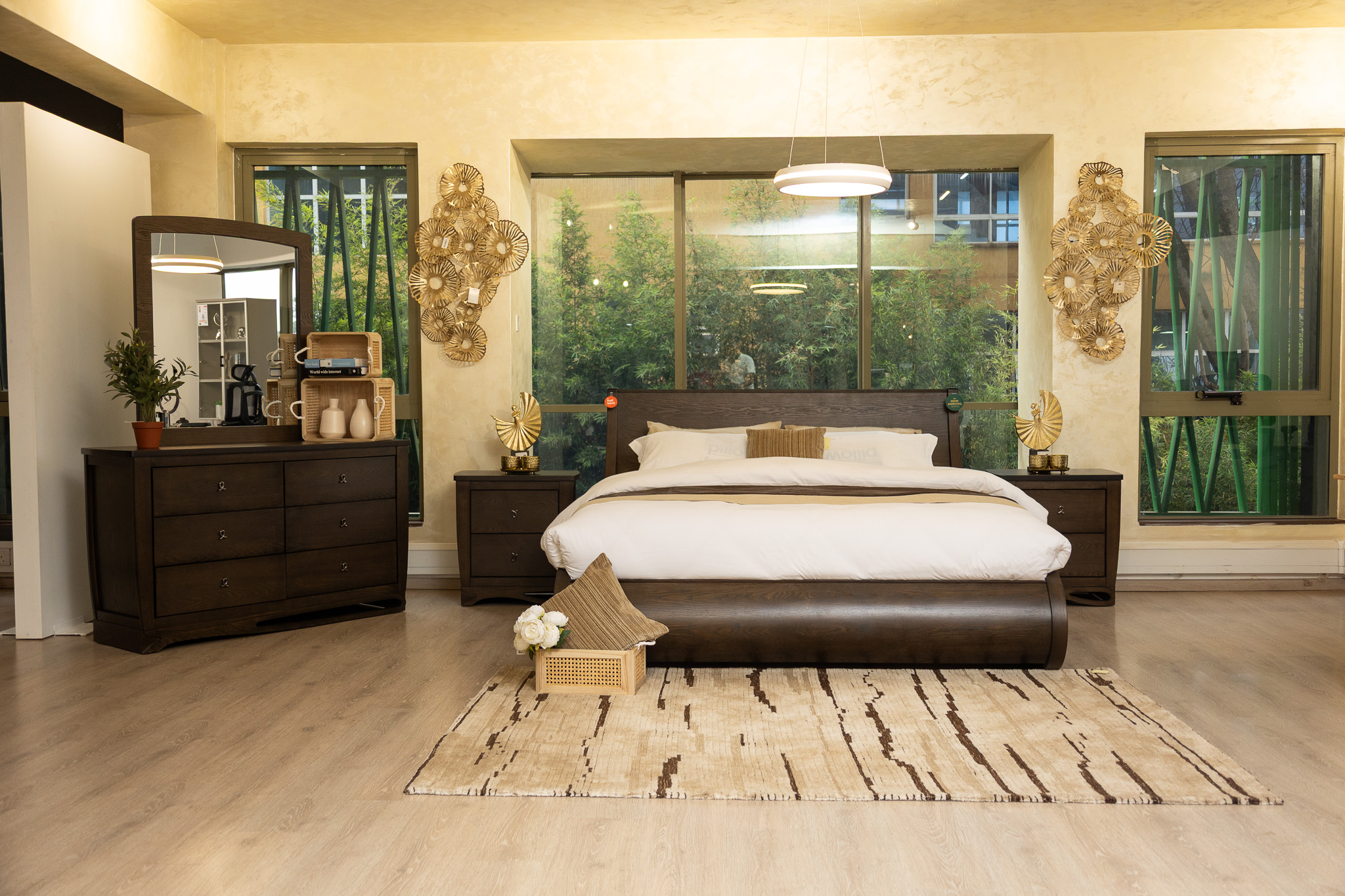 DELANO ASH KING PACKAGE -King Bed + 2 Nightstands + Dresser Mirror 2 DELANO ASH KING PACKAGE -King Bed + 2 Nightstands + Dresser Mirror - Image 2
