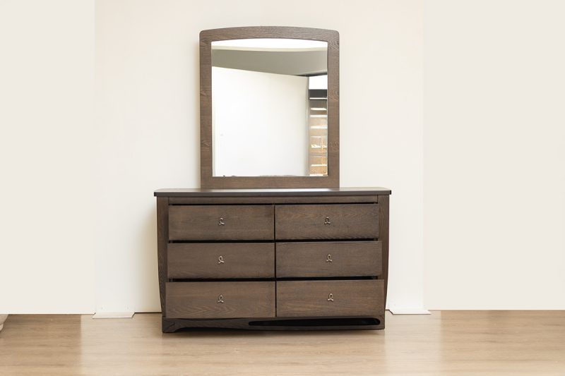 DELANO ASH KING PACKAGE -King Bed + 2 Nightstands + Dresser Mirror 35 0O2A7225