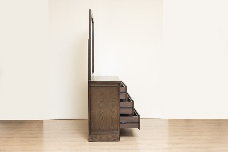 DELANO ASH KING PACKAGE -King Bed + 2 Nightstands + Dresser Mirror 37 0O2A7229