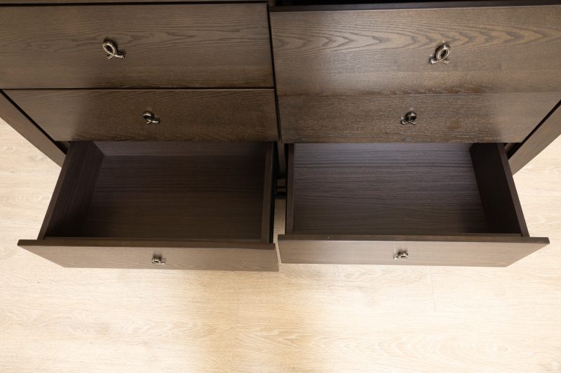 DELANO ASH KING PACKAGE -King Bed + 2 Nightstands + Dresser Mirror 40 0O2A7234