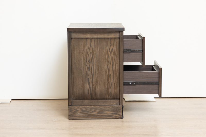 DELANO ASH KING PACKAGE -King Bed + 2 Nightstands + Dresser Mirror 44 0O2A7243