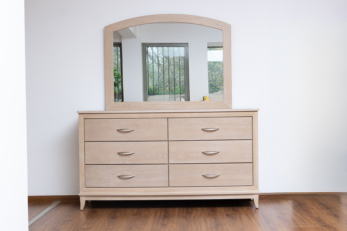 BOURVADIA KING PACKAGE -King Bed + 2 Nightstands + Dresser Mirror 6 BOURVADIA KING PACKAGE -King Bed + 2 Nightstands + Dresser Mirror - Image 6