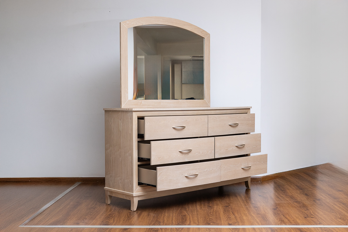 BOURVADIA KING PACKAGE -King Bed + 2 Nightstands + Dresser Mirror 7 BOURVADIA KING PACKAGE -King Bed + 2 Nightstands + Dresser Mirror - Image 7