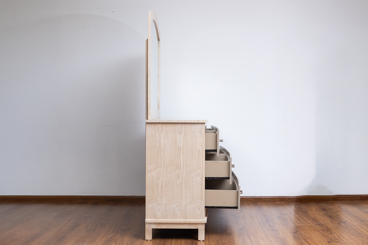 BOURVADIA KING PACKAGE -King Bed + 2 Nightstands + Dresser Mirror 8 BOURVADIA KING PACKAGE -King Bed + 2 Nightstands + Dresser Mirror - Image 8