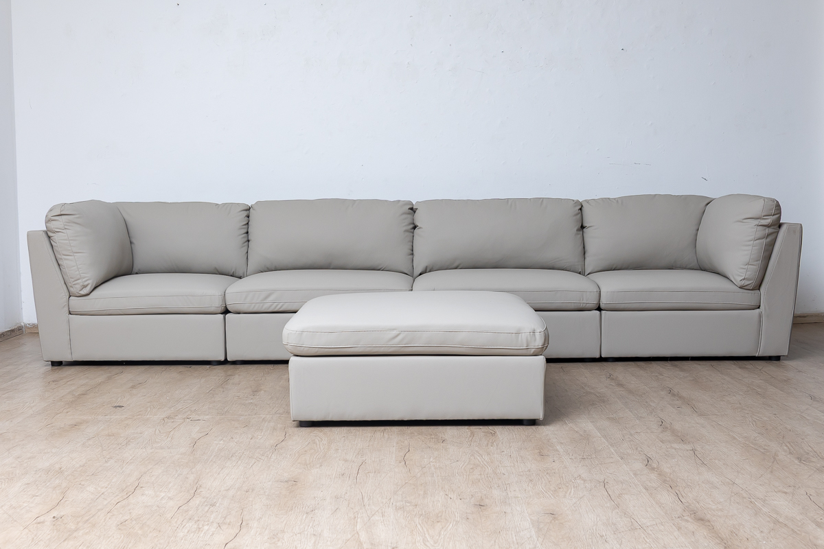 INGRID Sectional Leather Sofa - Image 6