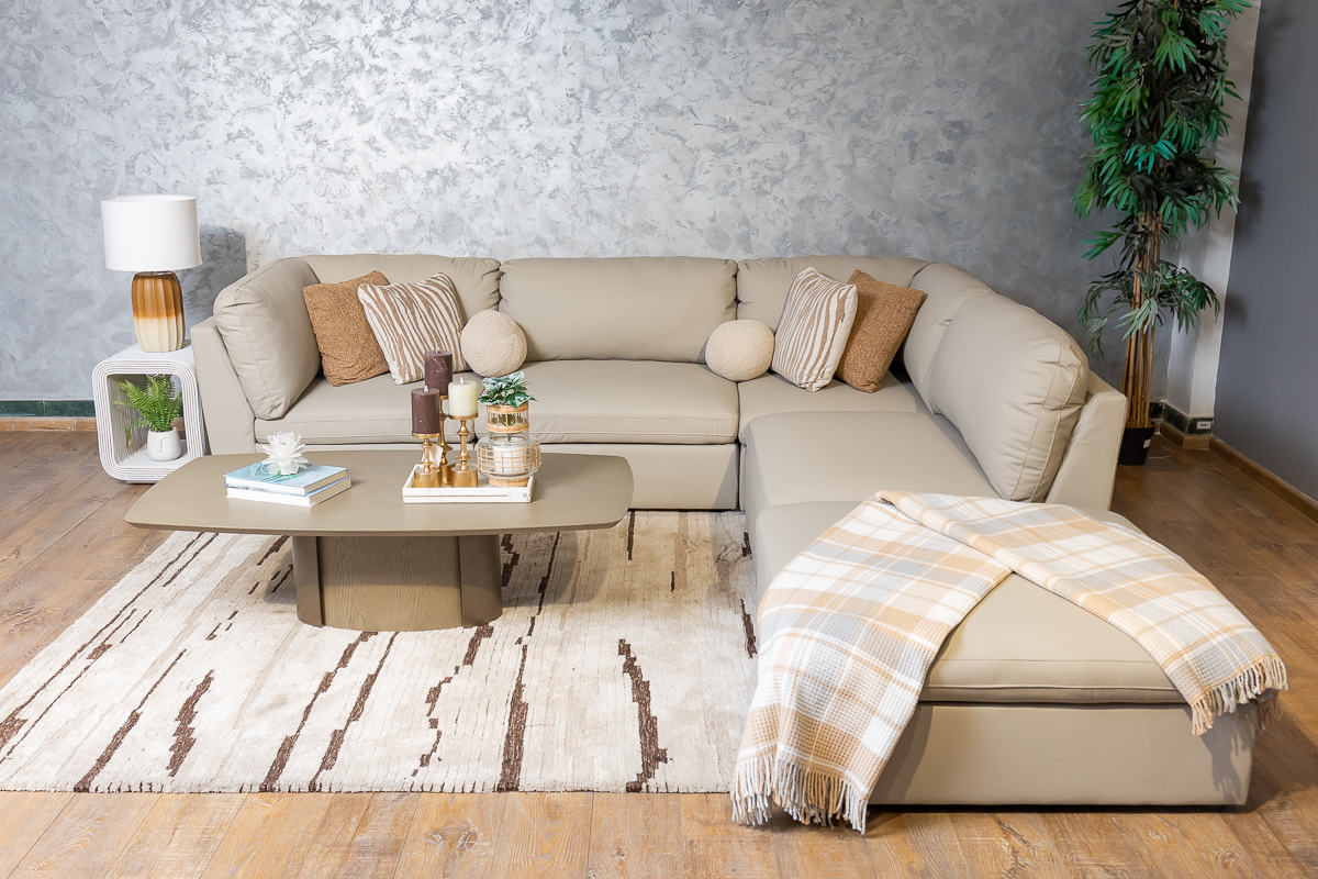 INGRID Sectional Leather Sofa - Image 2