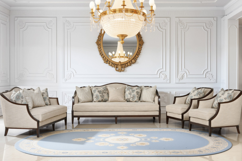 SABRINA 7 Seater Fabric Sofa (3+2+1+1)