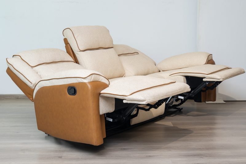 GLENMORE 7 Seater Fabric Recliner Sofa (3+2+1+1) 46 0O2A0044