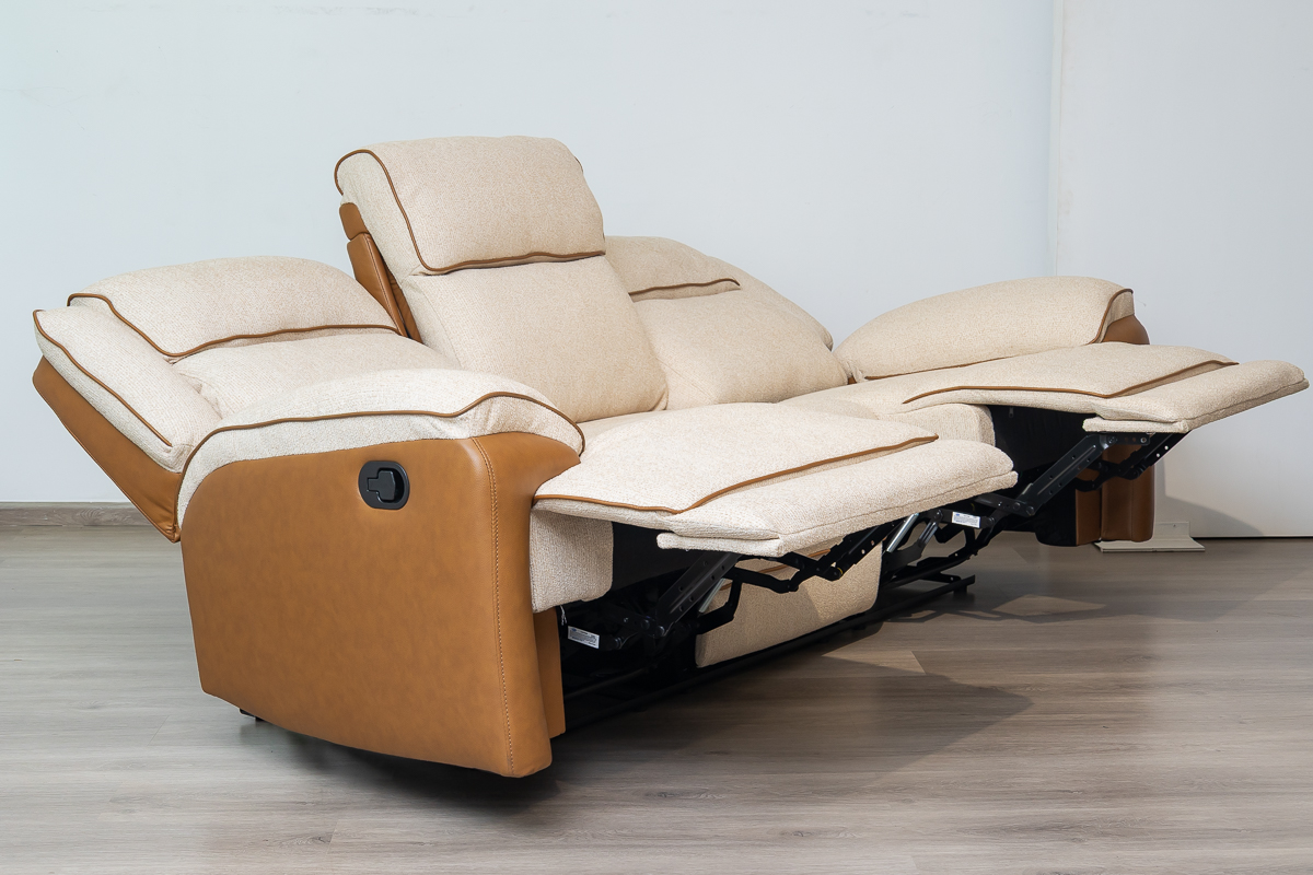 GLENMORE 7 Seater Fabric Recliner Sofa (3+2+1+1) 15 GLENMORE 7 Seater Fabric Recliner Sofa (3+2+1+1) - Image 15