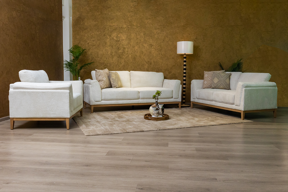 BEVALE 7 Seater Fabric Sofa (3+2+1+1) 1 BEVALE 7 Seater Fabric Sofa (3+2+1+1)